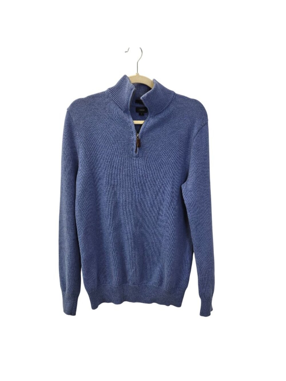 J. Crew Slim Fit Cashmere Blend Quarter Zip Sweater Size Small